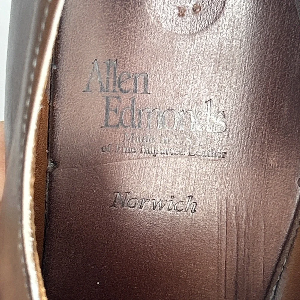 Allen Edmonds-Norwich Monstrap-11 D- Used Made In USA - Picture 11 of 14
